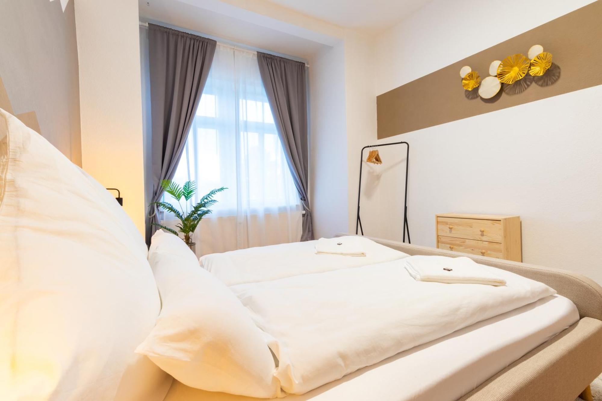 Stadtnatur Apartment Am Kuechwald - Mit Balkon, Streaming-Tv, Badewanne, Arbeitsplatz Кемниц Екстериор снимка